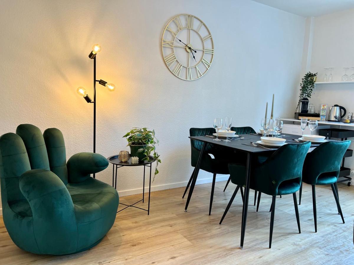 Design Apartment Mit Balkon - Kueche - Netflix 에센 외부 사진